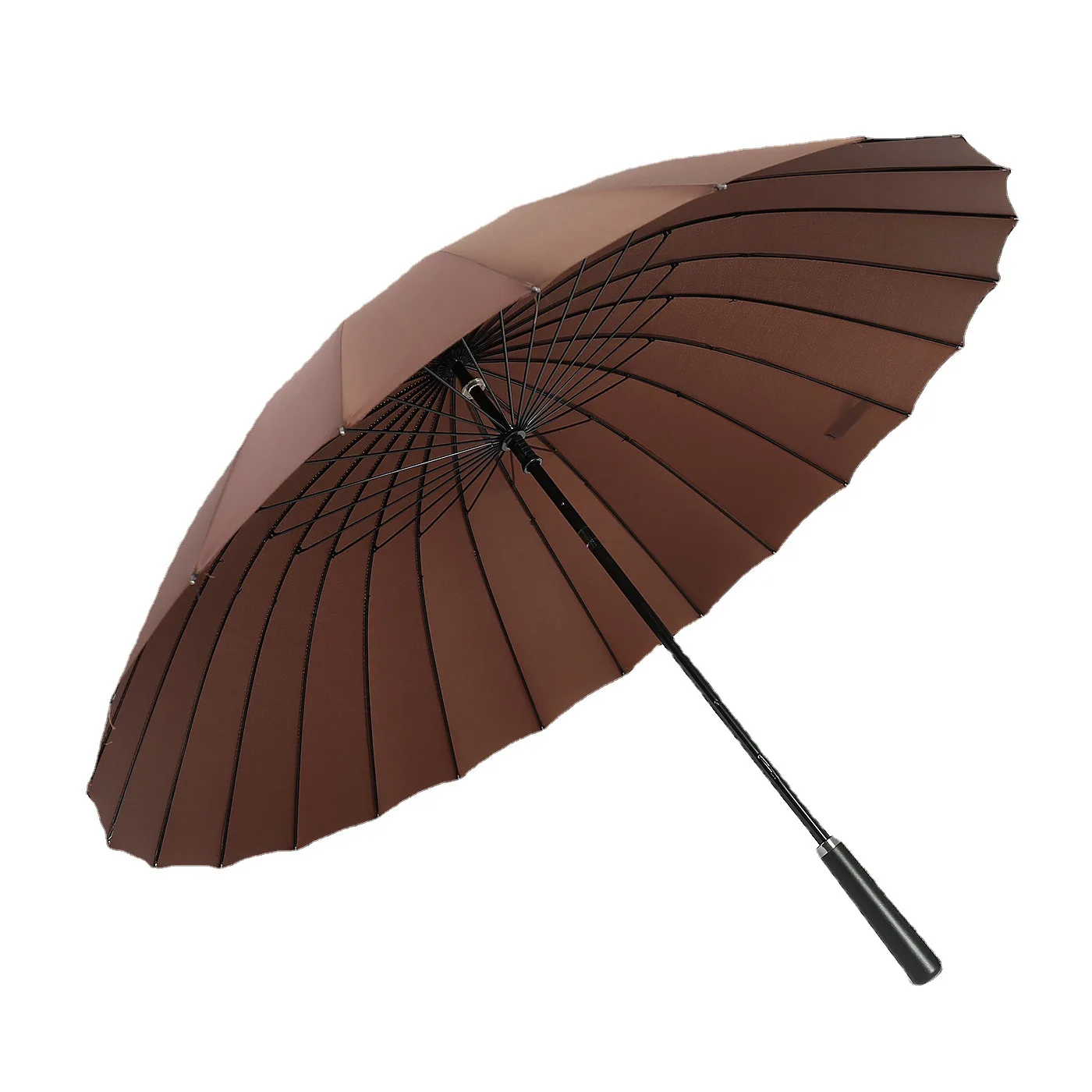 Business 24 Bone Manual Long Umbrella Men Women Retro Red Balck Large Umbrella Anti-storm Sunscreen Cute Household Umbrella