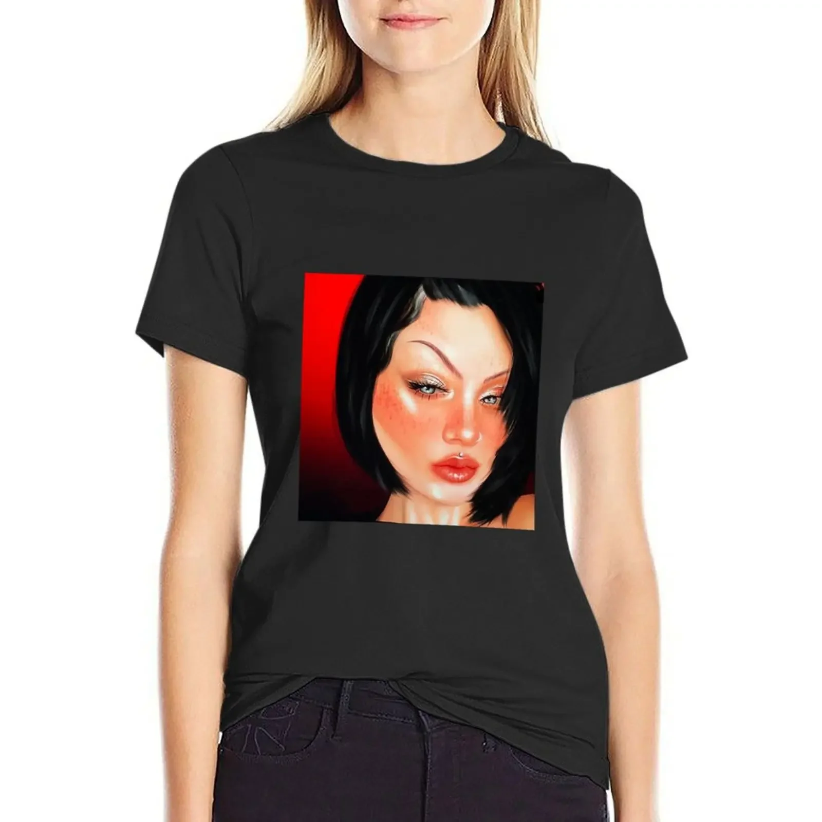 

Sassy Girl T-Shirt plus sizes funny summer top Women's tops