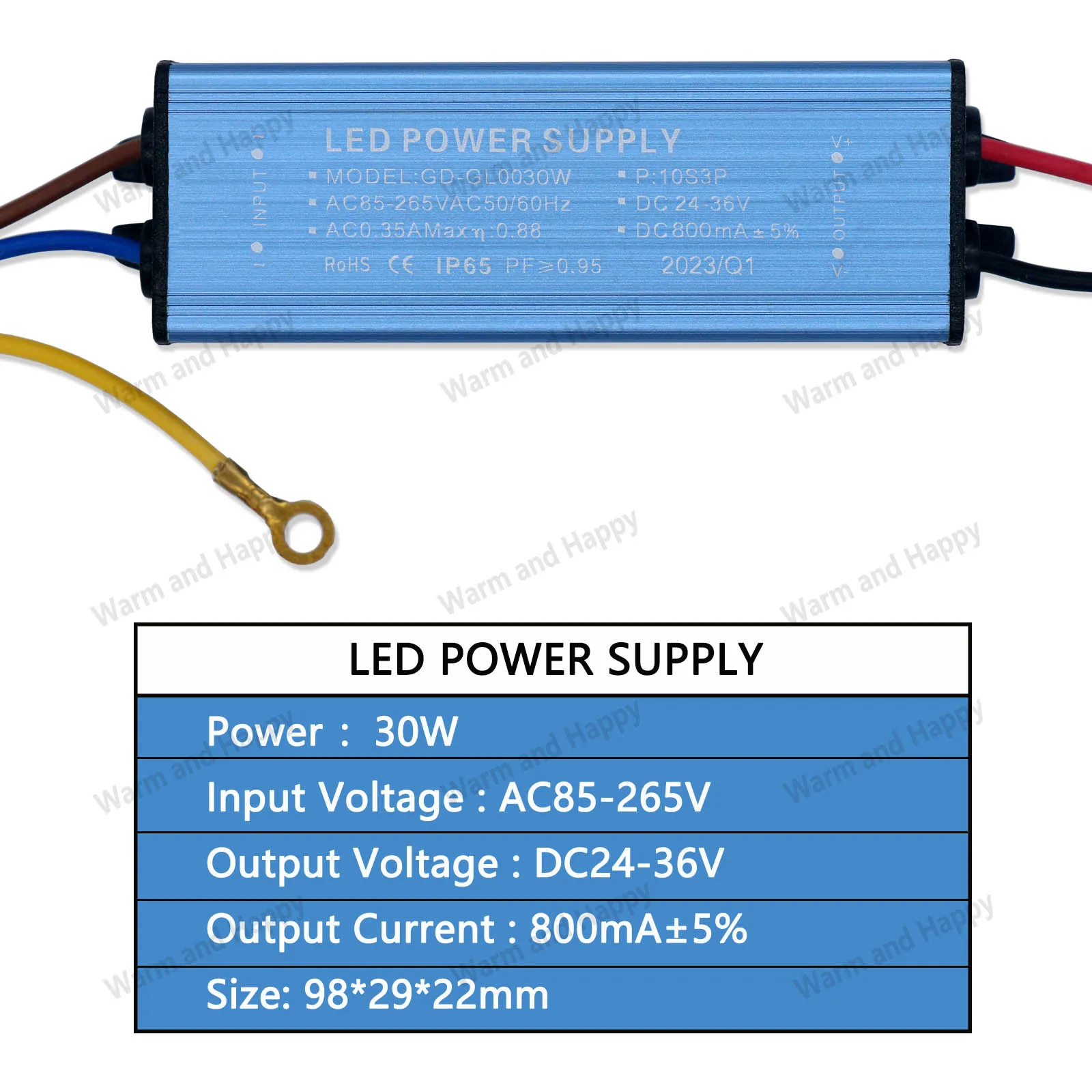 30W 50W 100W 150W 200W 300mA 600mA 1200mA LED Driver For LED Power Supply Constant Current Voltage Control Lighting Transformers