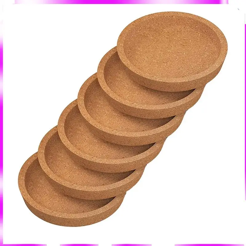 

N98R 18 Pack Cork Coasters, 4 Inch Absorbent Heat Resistant Round Cork Coasters For Most Kind Of Mugs In Office Or Home