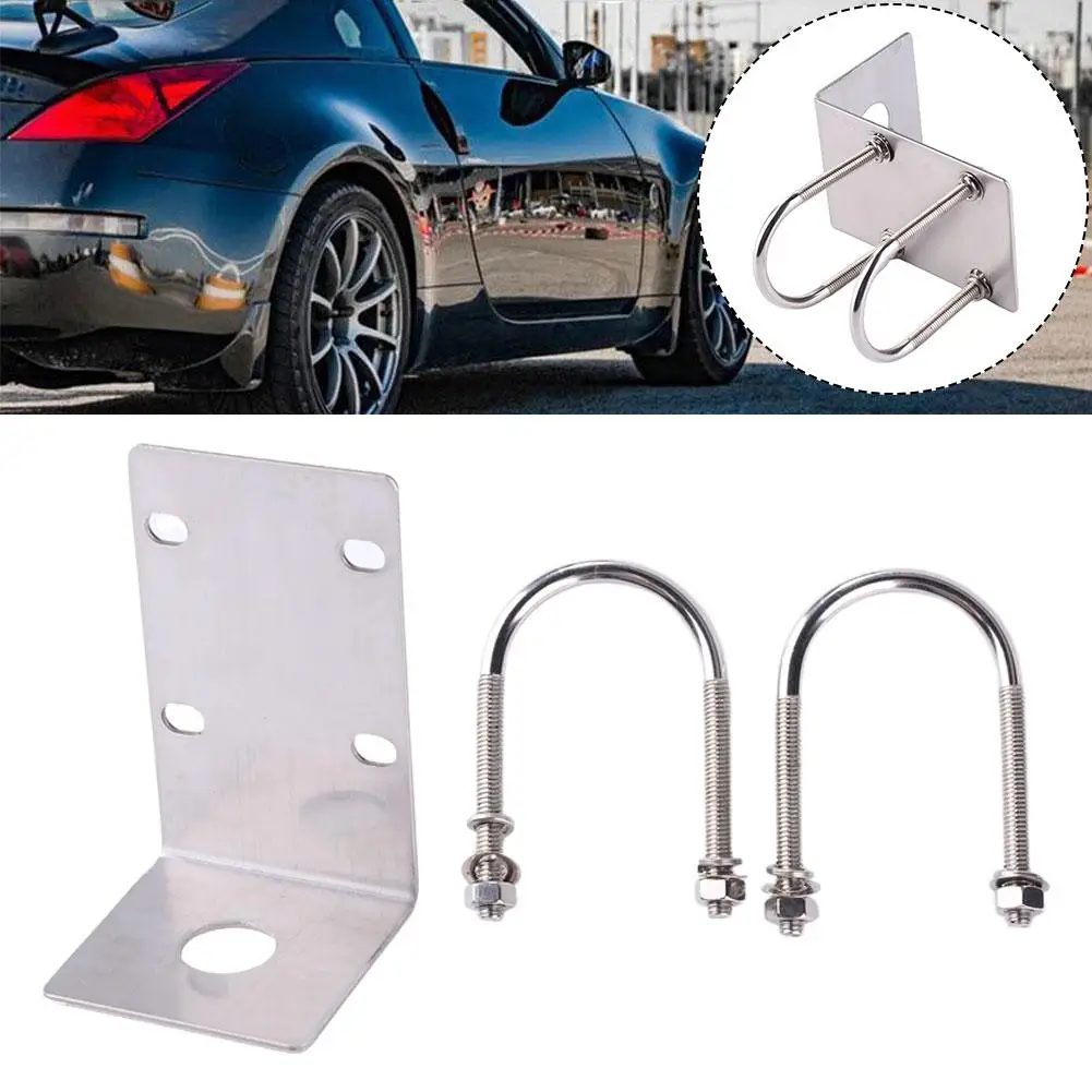 Car Intercom Card Edge Holder Antenna Bracket Transceiver Clamp Accessories U Bolt Steel Stainless Car F5F8