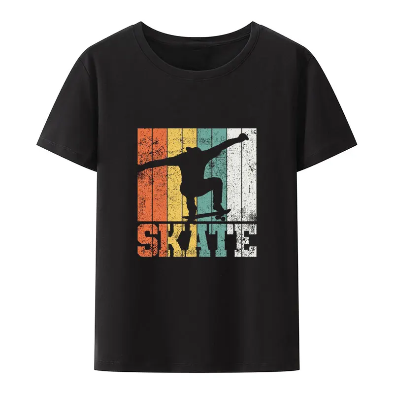 Camiseta con estampado informal de Skate clásico, camiseta bonita nostálgica, Ropa de manga corta para Hombre, Camisa Popular de dibujos animados, regalo encantador para Hombre
