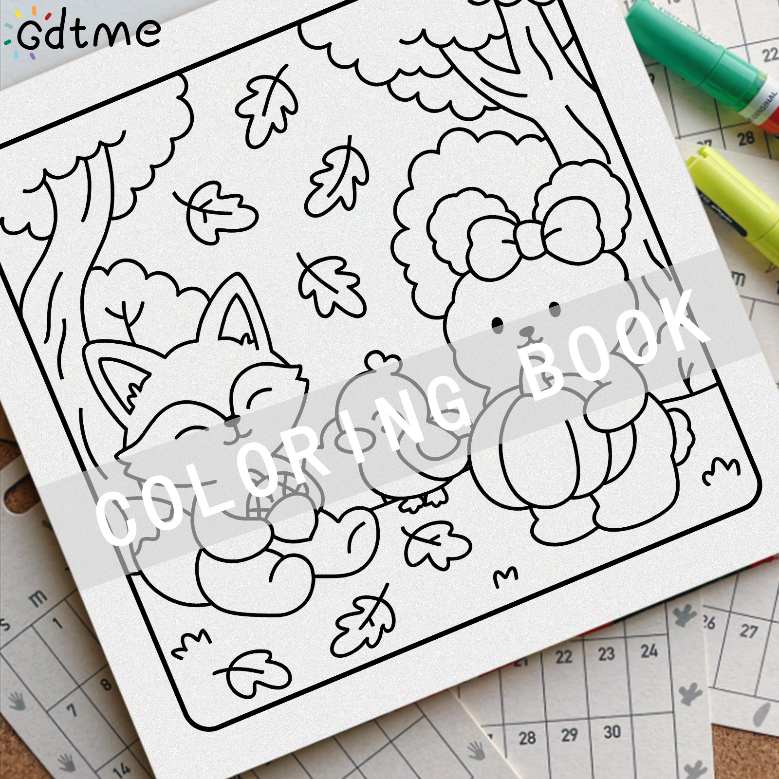 Осенняя книга-раскраска Euzzie – обзор и цена Adult Coloring Book Stress Relief