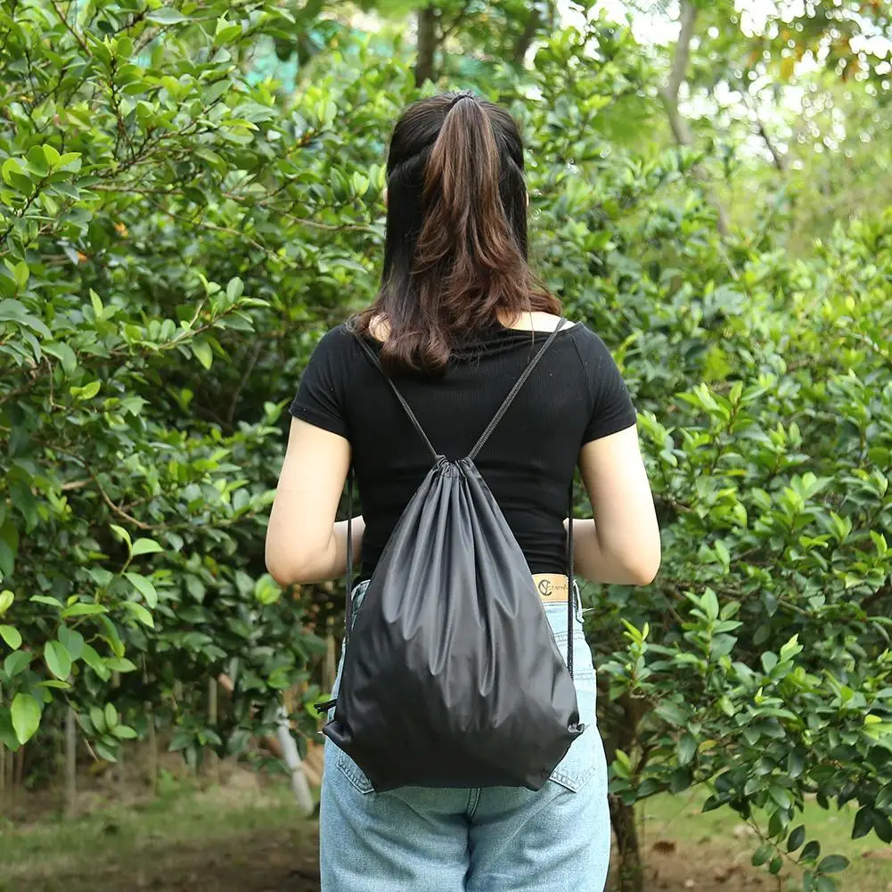 

Drawstring Gym Bag Swimming Pool Backpack Multifunction Outdoor Storage Bag Waterproof Lightweight for Travel Beach