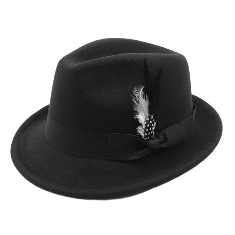 Oktoberfest JazzHat Adult Stage Performances Accessories Felt Flat Top Hat