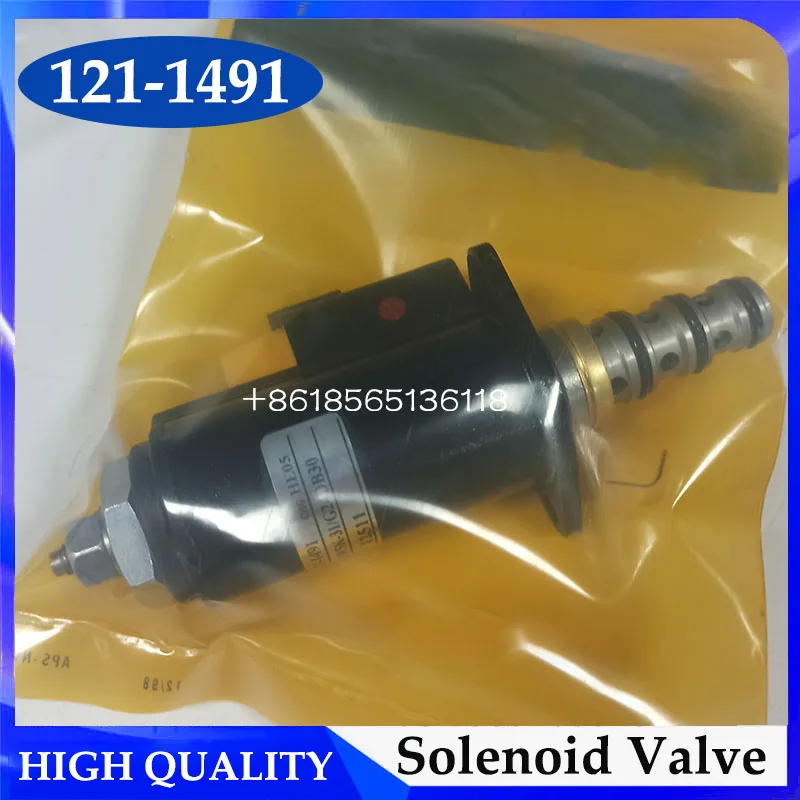 

1211491 121-1491 KWE5K-31/G24DA30 Solenoid Valve For Caterpillar Excavator CAT E320B E320C E320D E325C Pump Solenoid