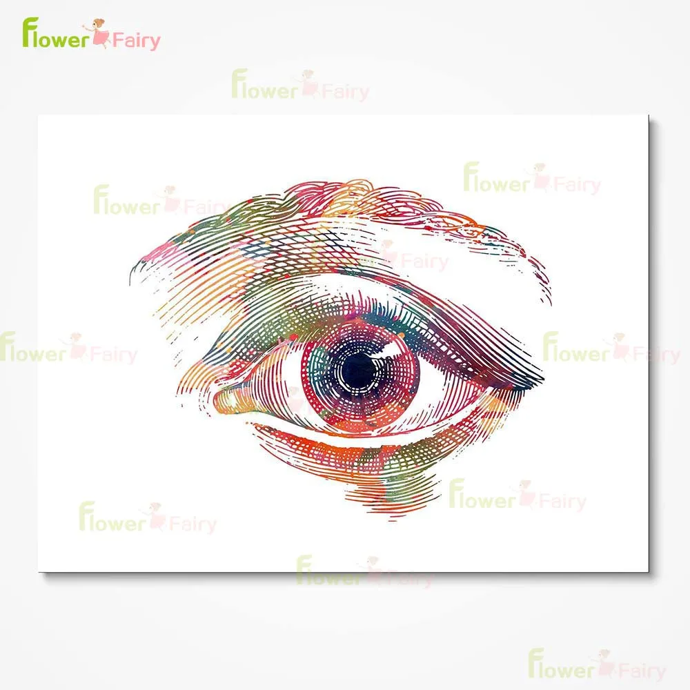 Ophthalmic Optometry Eye Eyeball Posters Poster Wall Art Canvas Painting Home Decor Wall Pictures For Living Room Unframed
