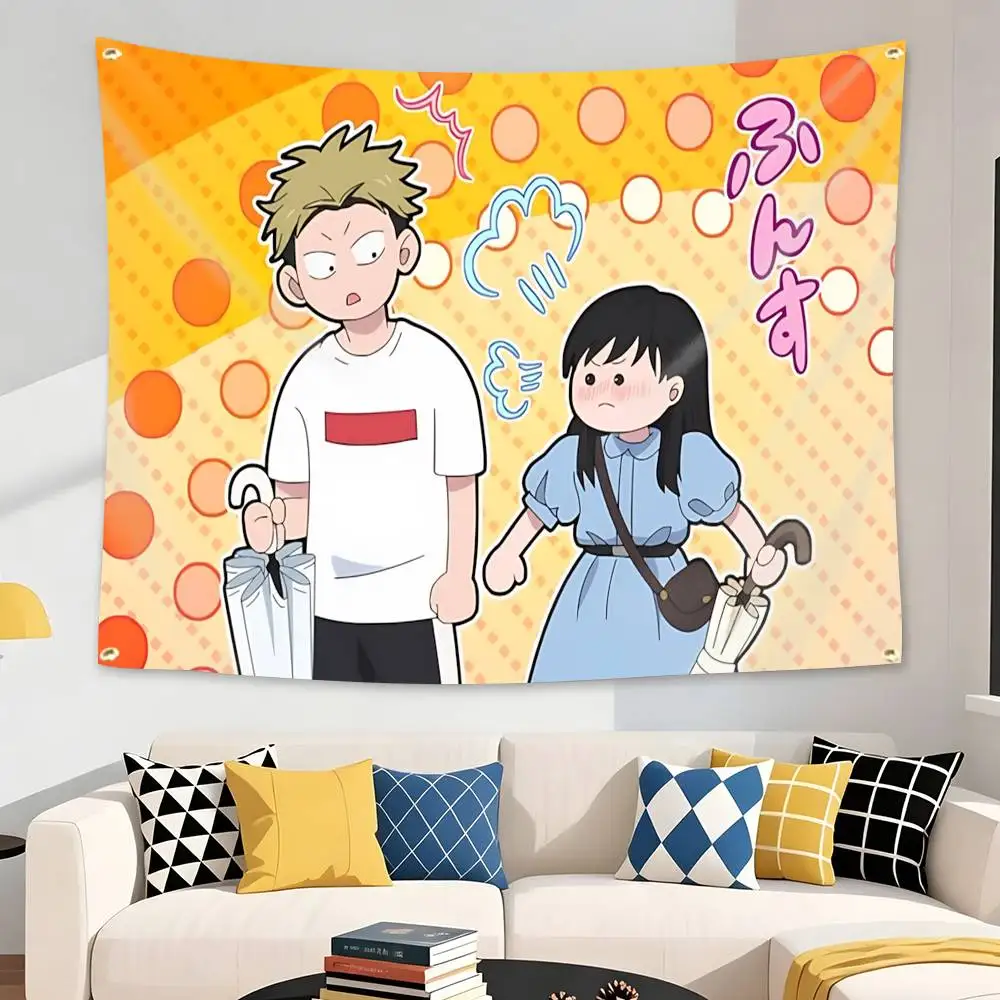 Seihantai S2 Anime Suzuki -Tani Flag Tapestry Banner for Bedroom Living Room Outdoor Camping Custom Supported