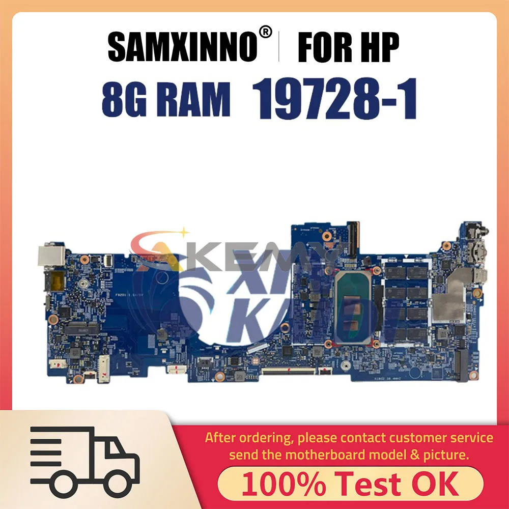 

Notebook Mainboard For HP ENVY 13-AQ L70927-001 L70927-601 Laptop Motherboard 19728-1 CPU I5 I7 10th 8G RAM DDR4 100% Test OK