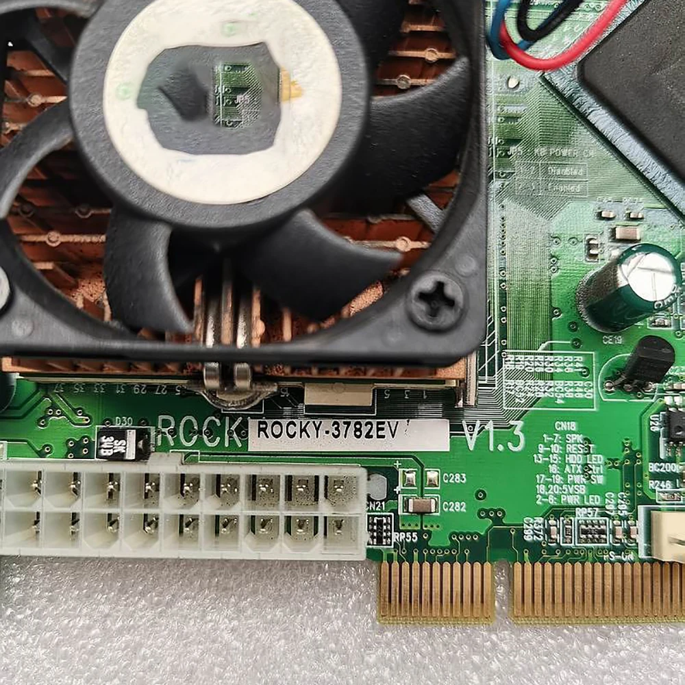Perfect Test Dual Network Card  ROCKY-3782 ROCKY-3782EV V1.3 Industrial Control Computer Motherboard For IEI