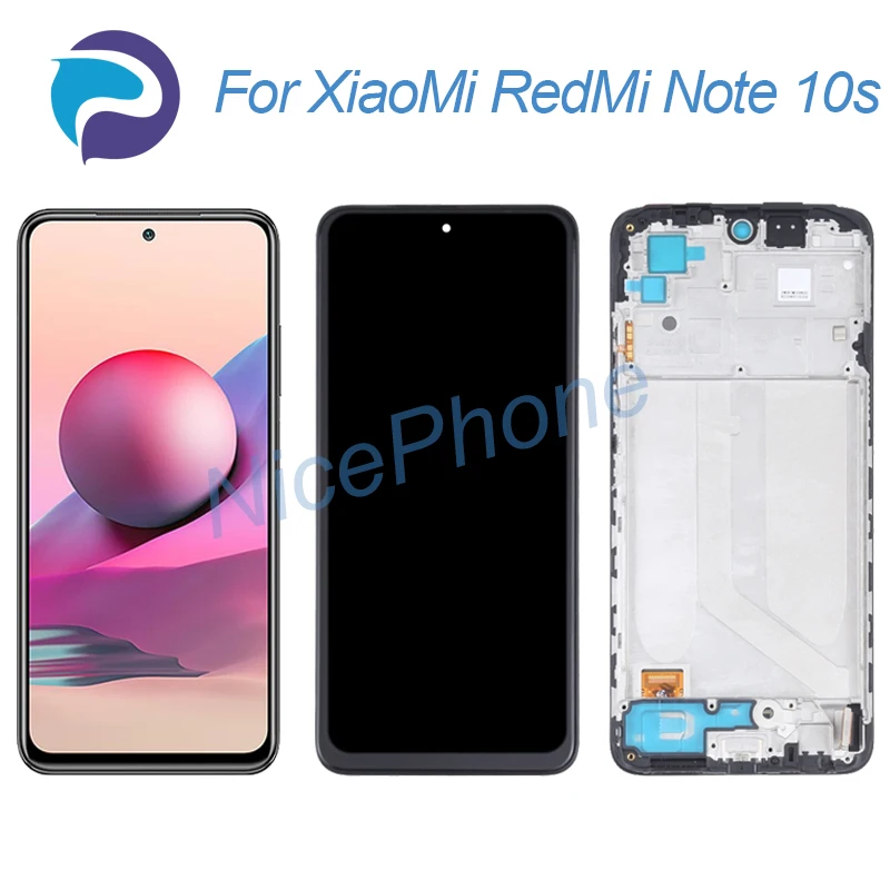 

for XiaoMi RedMi Note 10S LCD Screen + Touch Display M2101K7BG, M2101K7BI, M2101K7BNY for RedMi Note 10S LCD Screen display