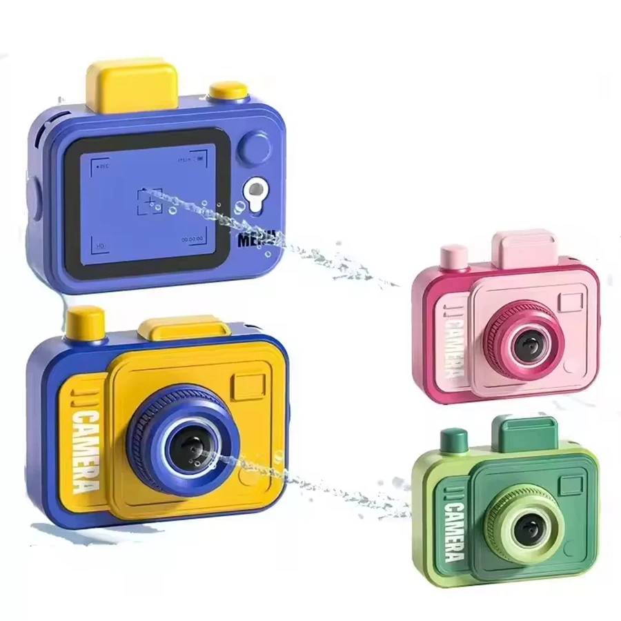 1pc 2026 Double Sided New Camera Water Gun Prank Toy Double Spray Front Back Funny Surprise Gift Kids Summer Pool Beach Party view 4