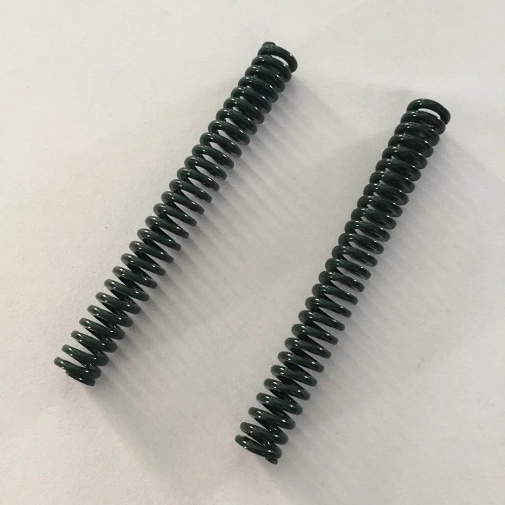 2Pcs Green Heavy Load Compression Die Spring 6 x 3 x 15/25/35/55/60/70/80/100mm