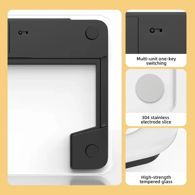 مقياس وزن الجسم الرقمي للبالغين، جهاز مراقبة الدهون في الجسم، مقياس بلوتوث Bmi الذكي مع تطبيق Ios وAndroid #6