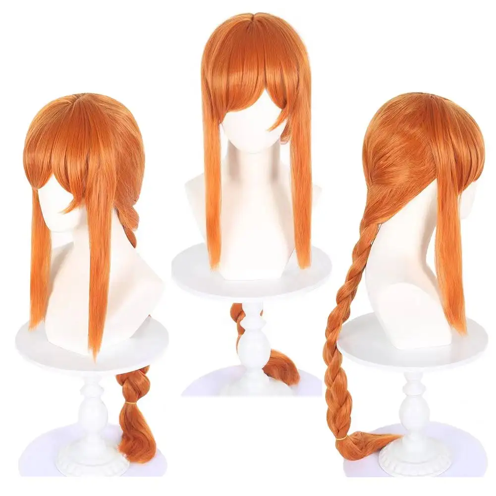 Peluca de Cosplay de flamencos para mujer, accesorios de juego de rol, disfraz de cabello femenino, accesorios de Halloween, Frieren: Beyond Journey's End, 90cm