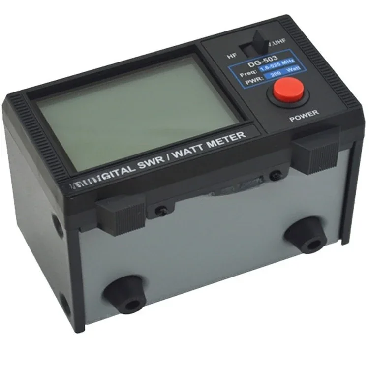 Backlit Digital VsWR Power Meter DG-503 for Antenna Coax Check 1W Min 200W 1.6-60 125-525 MHz 2PCS view 5