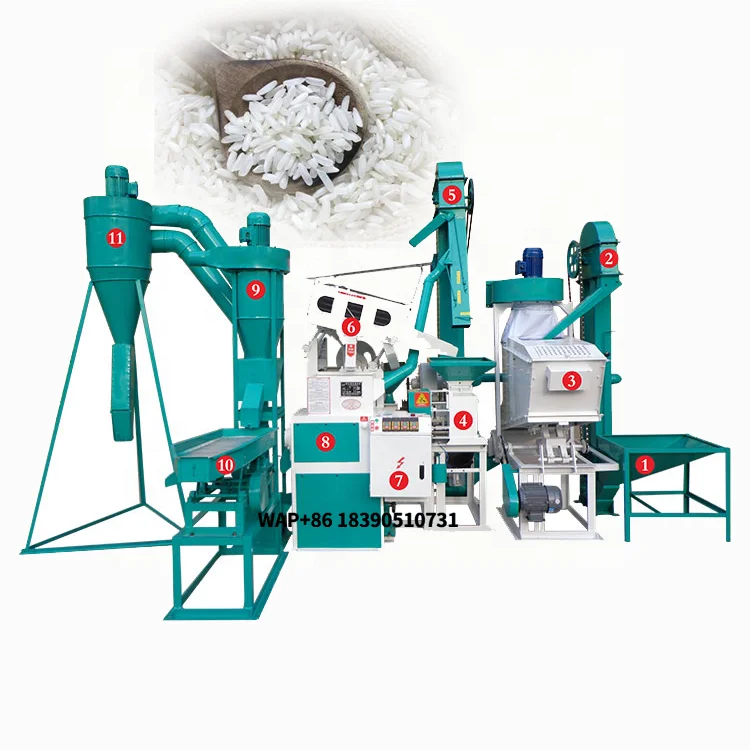 

600-800kg/h Auto Complete Set of Rice Mill Machine Price Sri Lanka