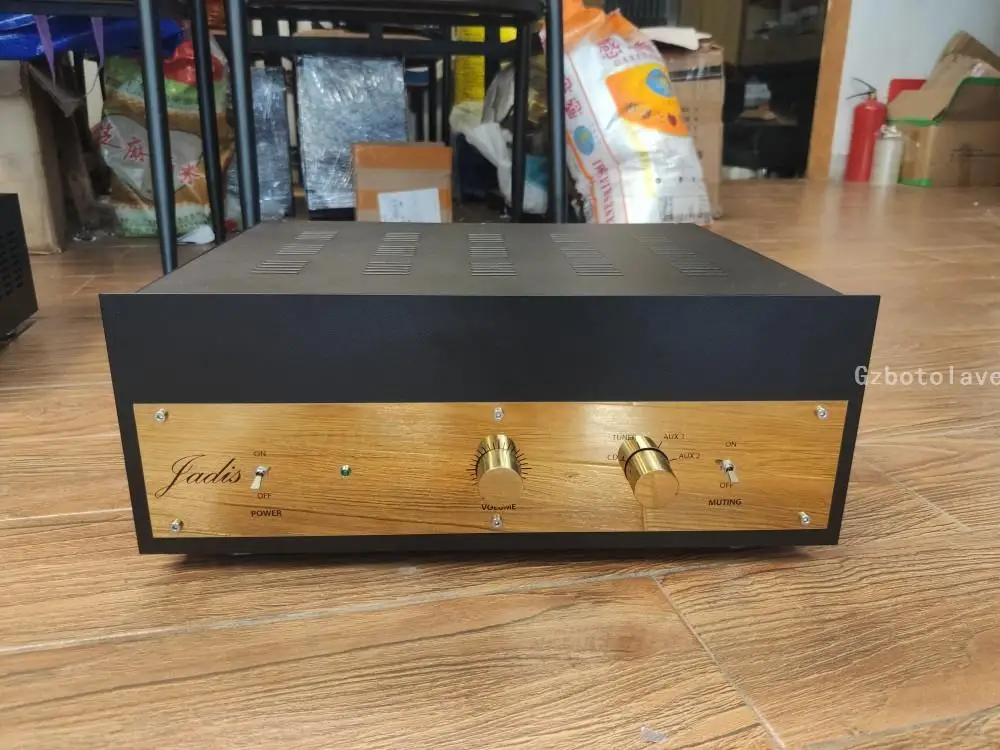 

Big space tube preamplifier DIY chassis Iron Shielding function power amplifier case with knobs 430x160x330mm