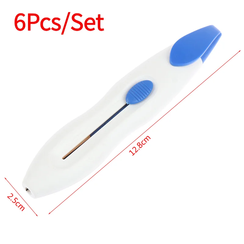 6Pcs/Set Foot Tester Diabetes Monofilament Retractable Diagnostic Filamen Pen Tool Set‘
