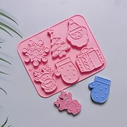 Various Styles Christmas Mold Silicone Chocolate Candy Mold For DIY Christmas Cake Decoration Biscuit Jelly Baking Tools