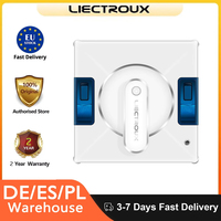 Liectroux Yw509 Robot Window Cleaner Double Water Tank 3000Pa Suction Power Smart Path Planning Remote Control