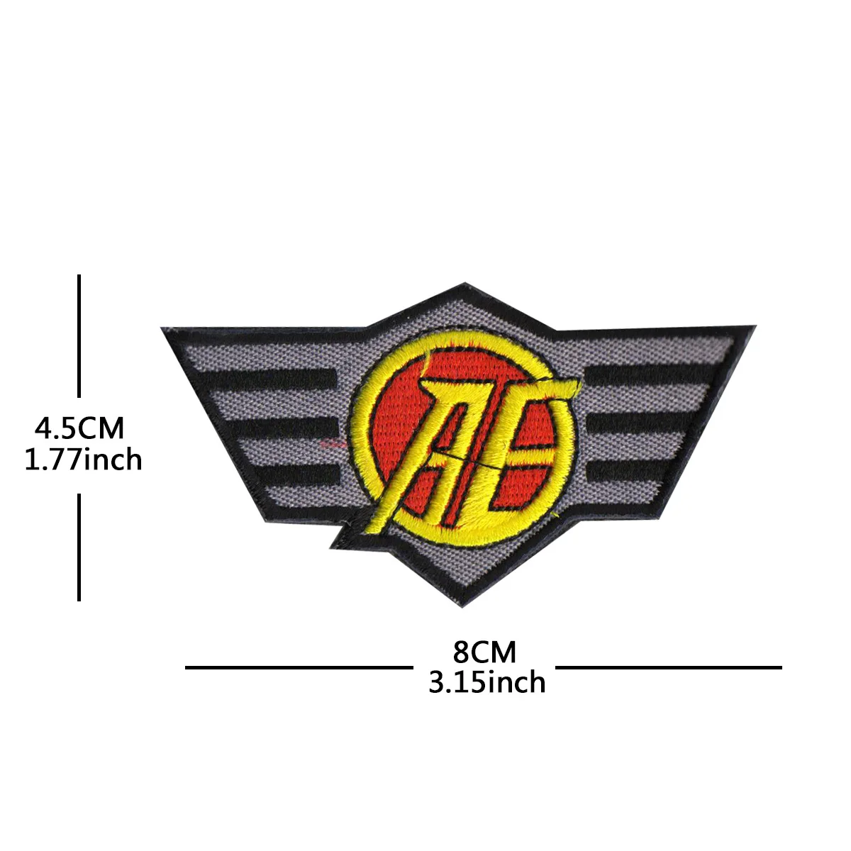 Mobile Suit Anime Stickerei-Armband Personalisierter Klettverschluss-Aufkleber für Jacke, Tanktop, Rucksack – Detail 5