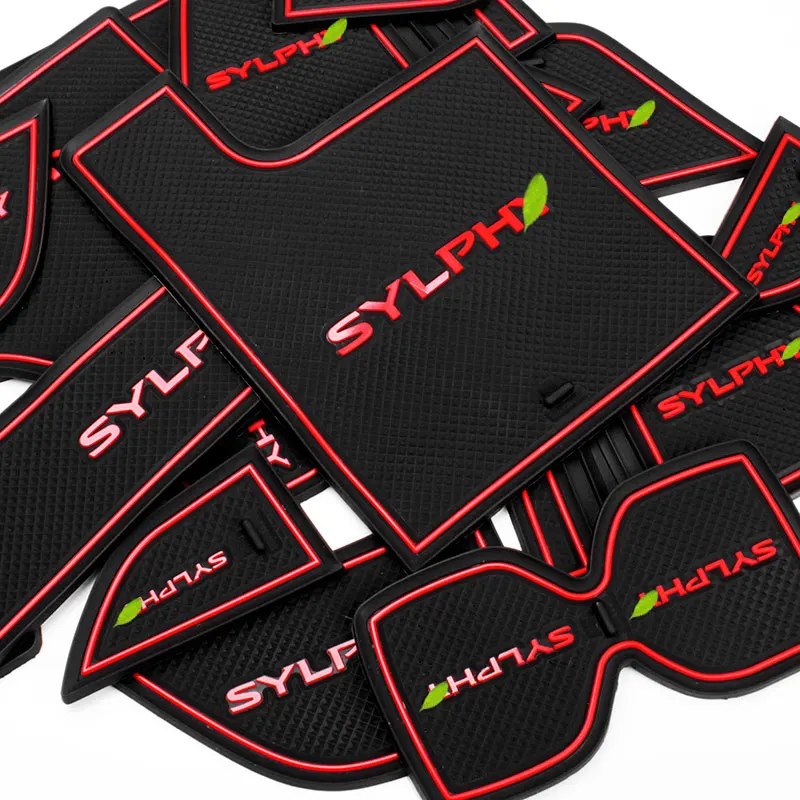 Luxury Interior Set for 2024 Nissan Sylphy Classic Anti-Slip Cup Mats Stylish Decor