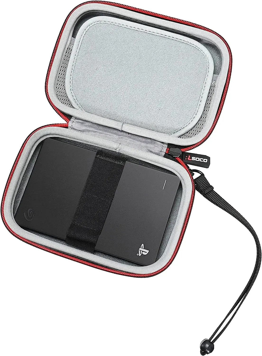 Carrying Case for Seagate Game Xbox External Hard Drive - 1TB /2TB /4TB /5TB /8TB Portable HDD Fits for Type-C USB Cable,Charger