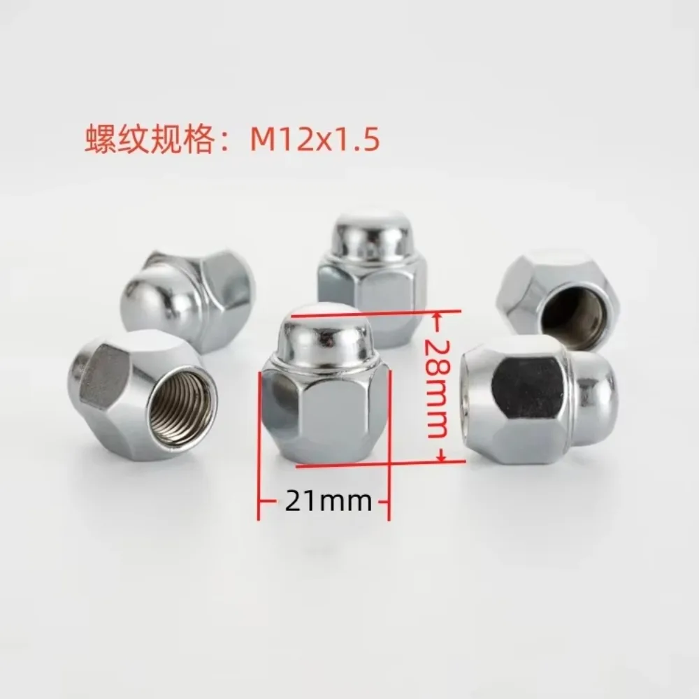 

1pc Wheel Lug Nuts Screws Suit for Hyundai Kia Series M12x1.5 Hex 21mm Thickness 28mm