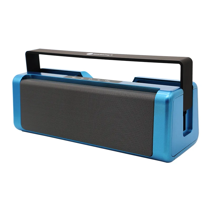 

HSPDIA New Square Bluetooth Speaker Radio FM Digital Display Screen Portable Handle Belt Sound Box Boombox Caixa Som Portatil