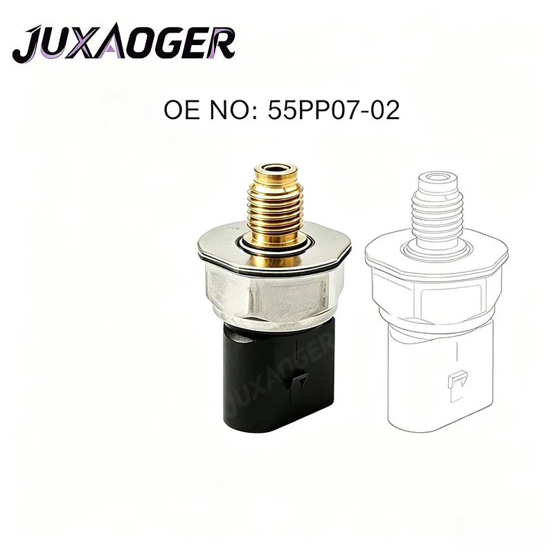 Fuel Rail Pressure Sensor 55PP07-02 6460700395 For Kia Carnival Sedona Bongo 3 Hyundai Terracan MERCEDES-BENZ C200 220 E200 220