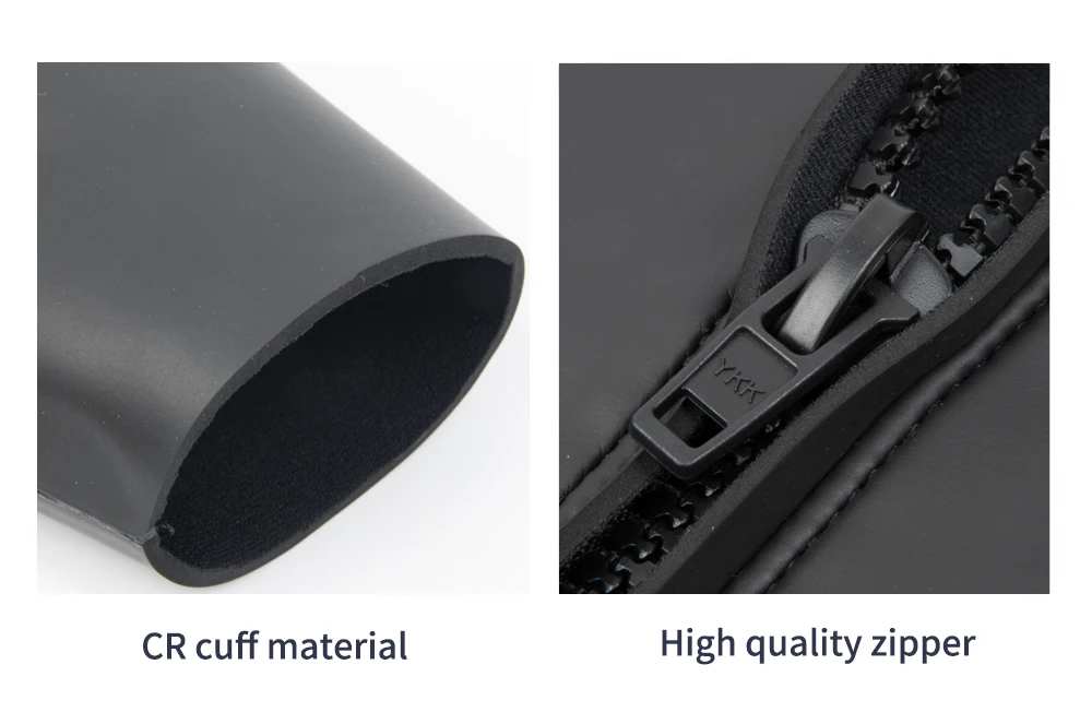 3MM CR Neoprene Wetsuit Men Top Suit Glue Bonding High Elastic Surfing Winter Swim Snorkeling Quick-drying UV Protection Suit