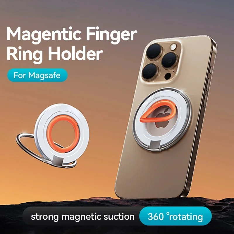 

Silicone Magnetic Phone Ring Holder for Magsafe Phone Grip Finger Ring Holder Stand for iPhone 15 14 13 12/Pro Watch tool Pliers