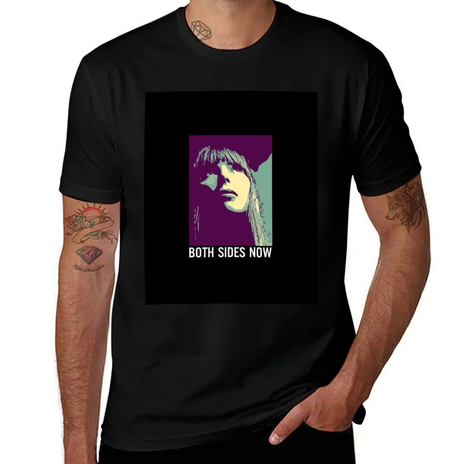 

Black Joni Mitchell Rock Tee Top Vintage Unisex Ladies T shirt.Both Sides Now T-Shirt t shirt for man man t shirt luxury