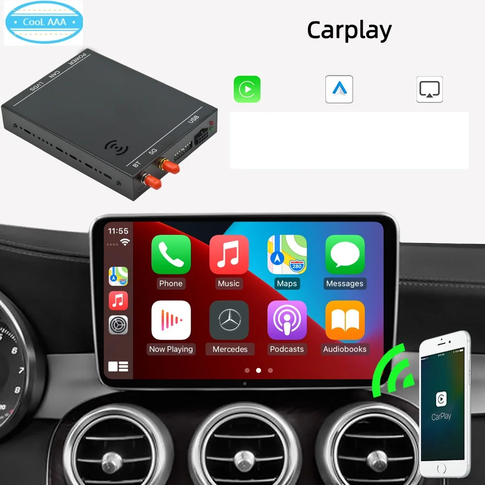 Carplay upgrade module  for Mercedes benz Original screen