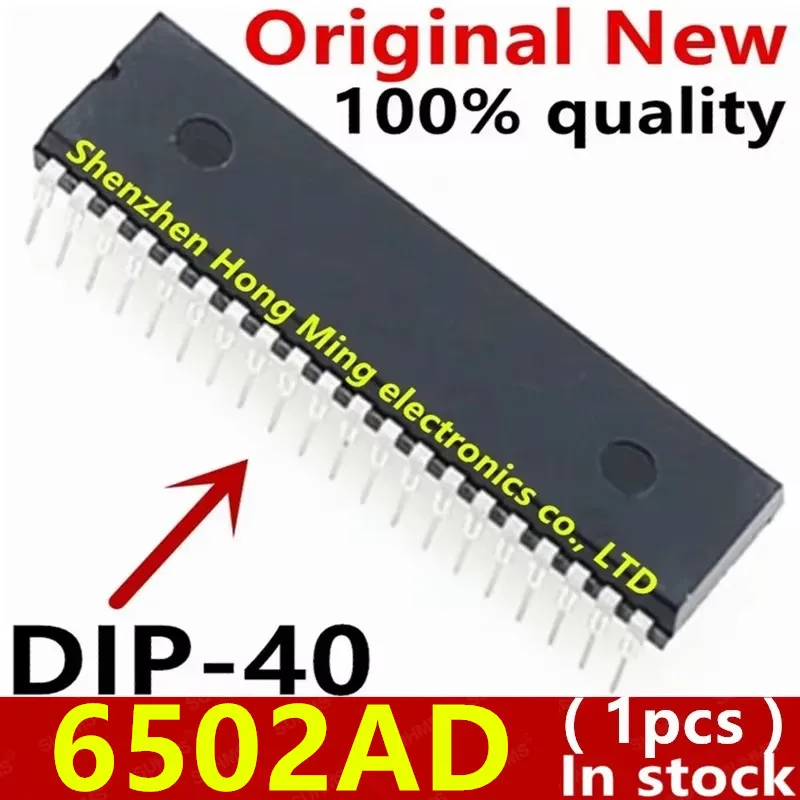 (1 قطعة) 100% جديد MOS6502AD 6502AD DIP-40