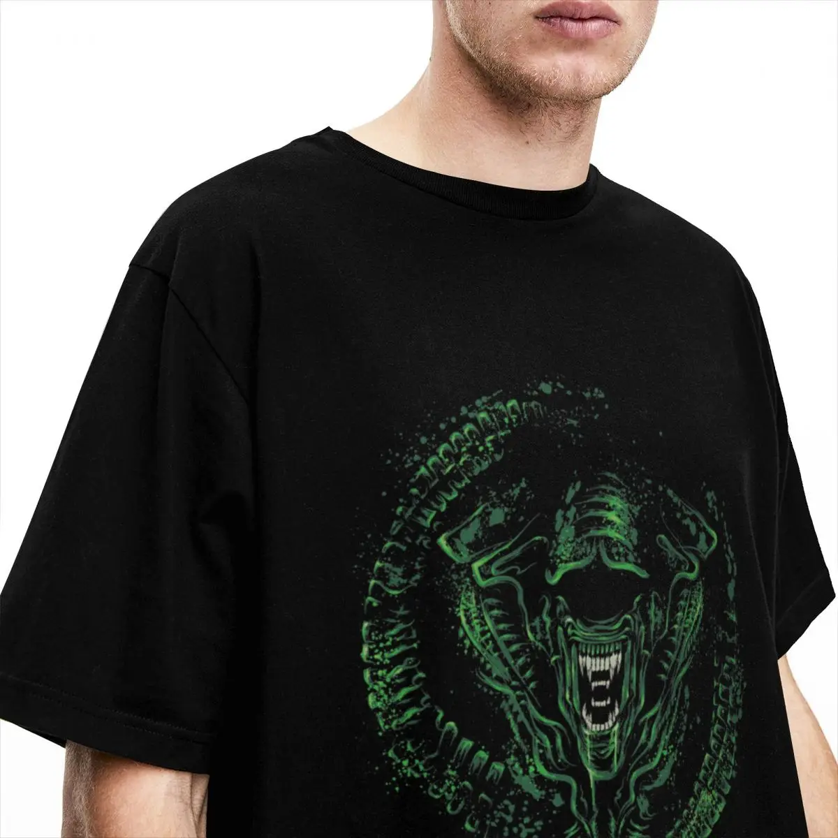 Men Women Xenomorph Alien Queen T Shirt 100% Cotton Fashion Short Sleeve O-Neck T Shirt Graphic Printied Large Size T Shirt