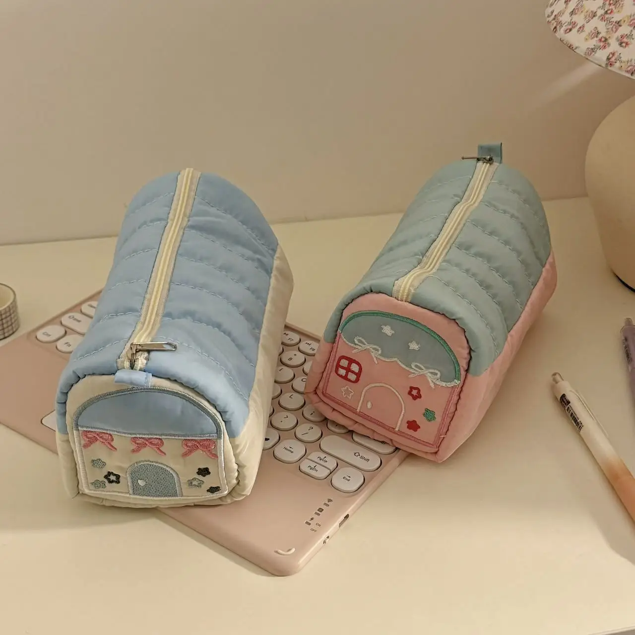 

Органайзер для косметики на молнии, сумка-кейс для хранения, отличный подарок, пенал для ручек, милый креативный чехол большой вместимости