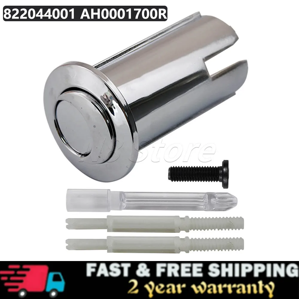 For Roca D2D Dual Flush Push Button & Threaded Push Rods Long Body AH0001700R Chrome 822044001