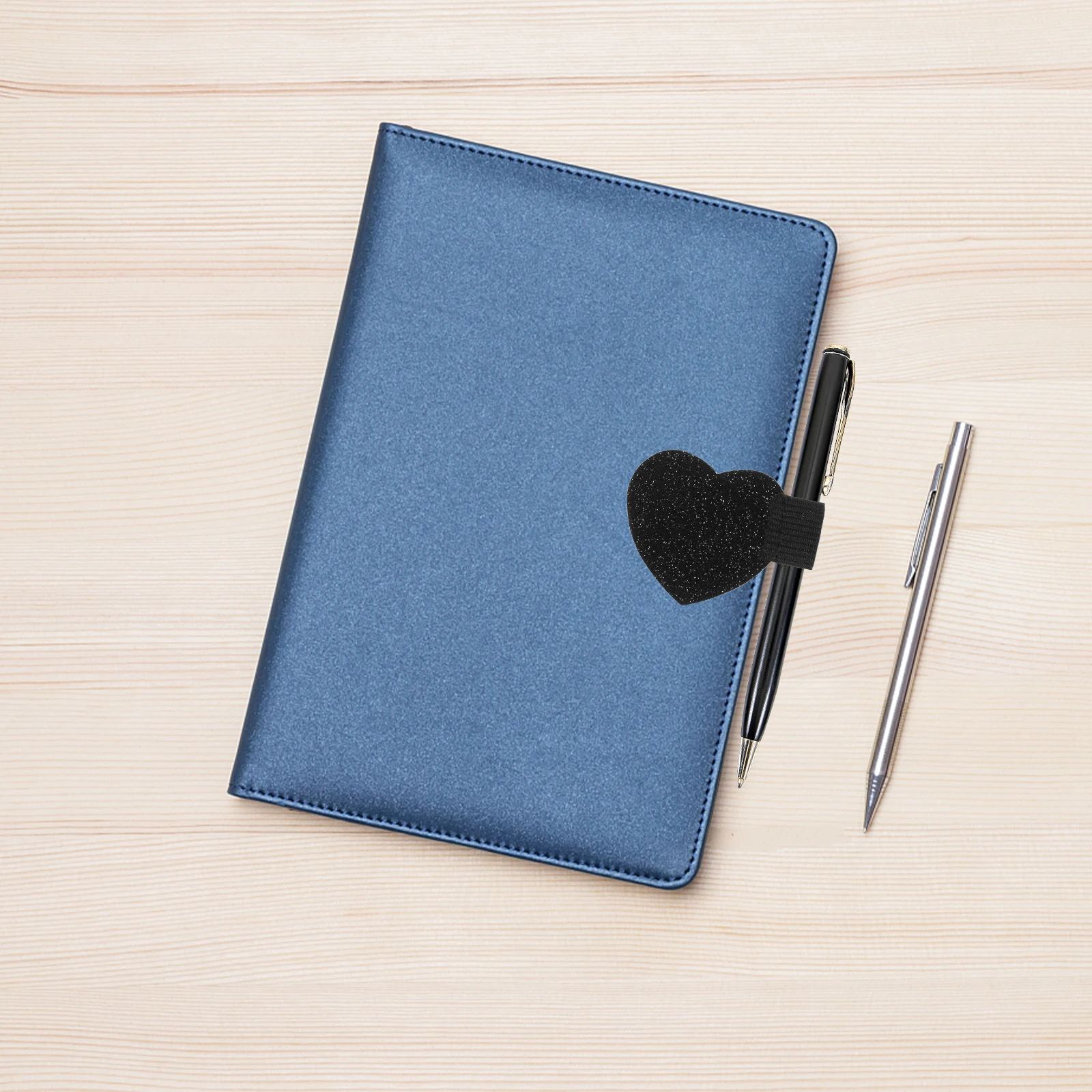 

SelfAdhesive WearResistant Pen Holder Small Pu Leather Pen Clip For Refrigerator Whiteboard Bulletin Board
