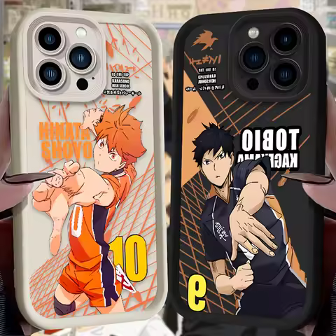Phone Protective Case For iPhone 16 16E 15 14 13 12 11 Pro Max X XS X S Max XR SE 2020 SE4 7 8 Anime Haikyuu Shoyo Hinata Cover