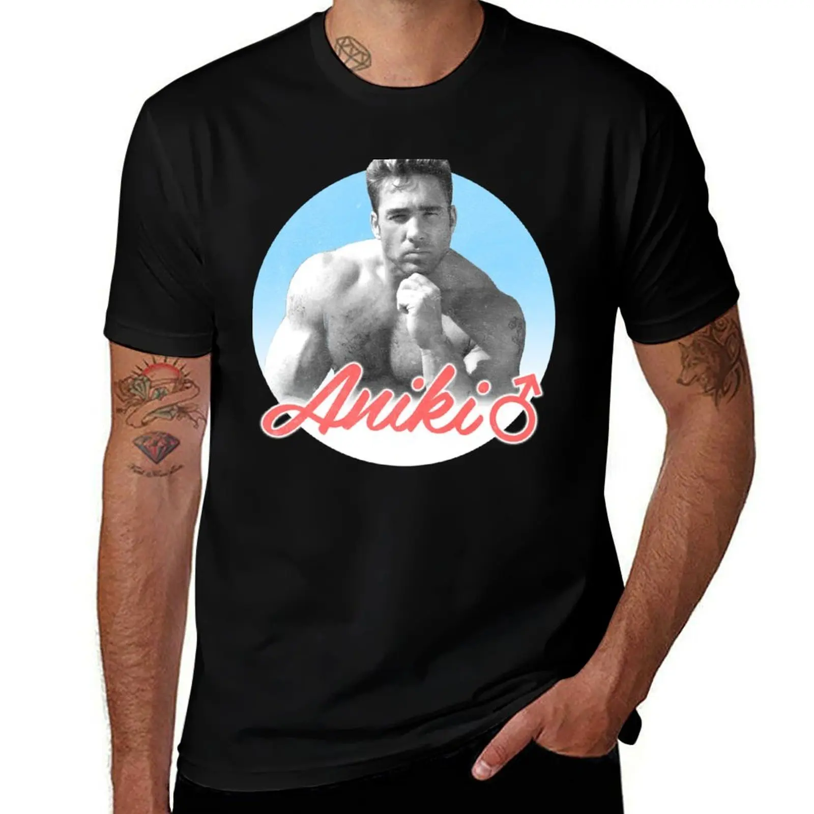

Aniki Billy Herrington Gachumuchi for ever T-Shirt T-Shirt Independence Day Short Sleeve T-Shirt