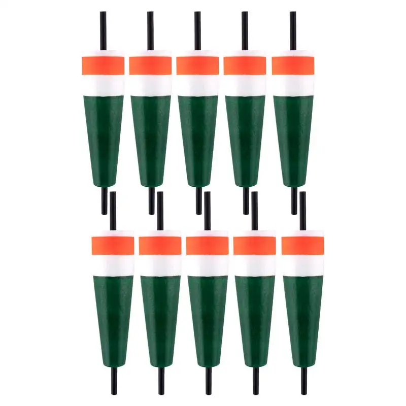 

Поплавок для рыбалки, 10 шт., поплавки для форели, пенопластовые рыболовные пробки, утяжеленные снасти для пресноводных краппи, сома, форели, Bluegill Bass