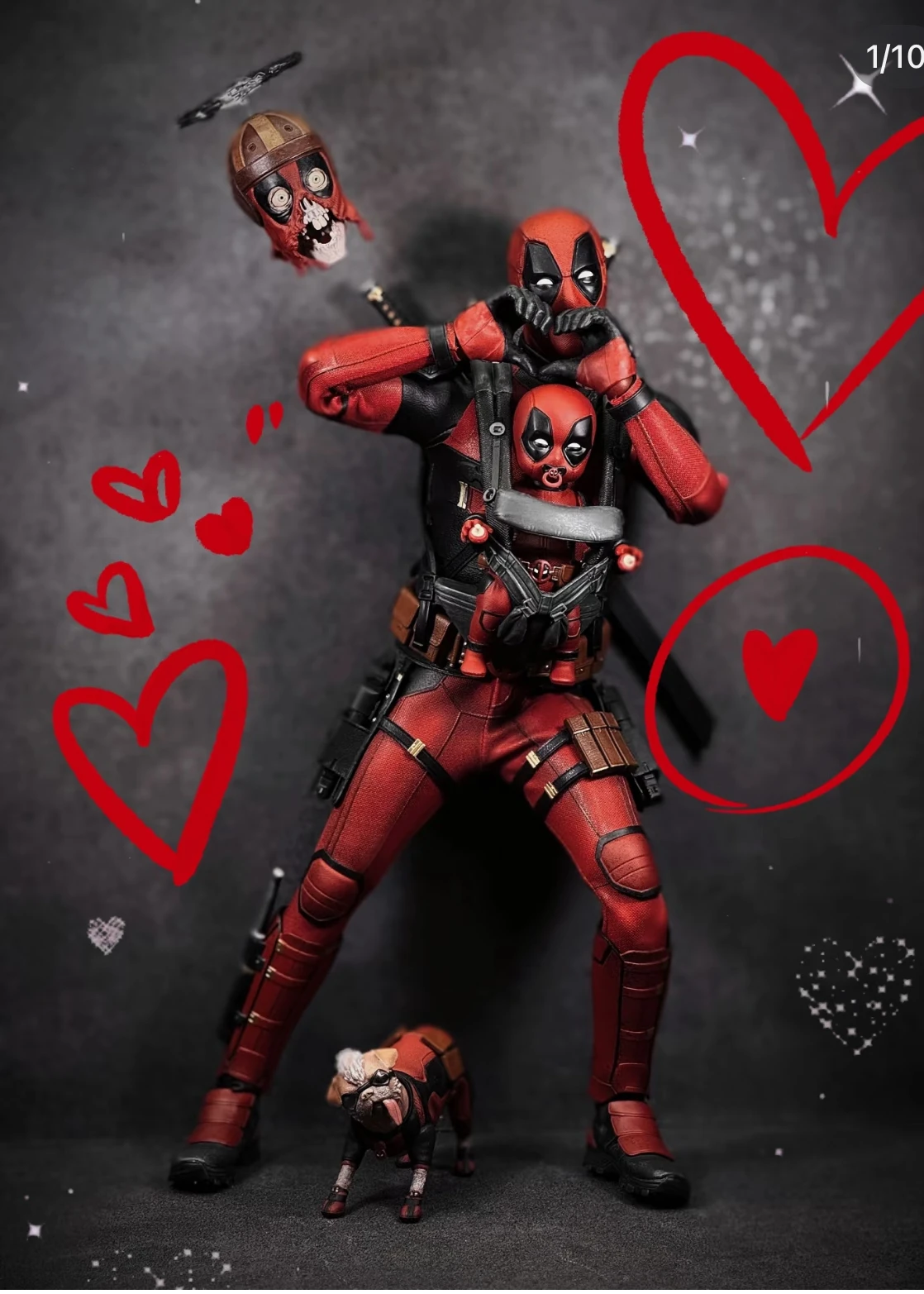 

Hot Toys 1/6 Marvel Ht Deadpool&Wolverine Figure Deadpool Mms746b Mms490 Mms746 Action Figure Special Edition Toy Gifts