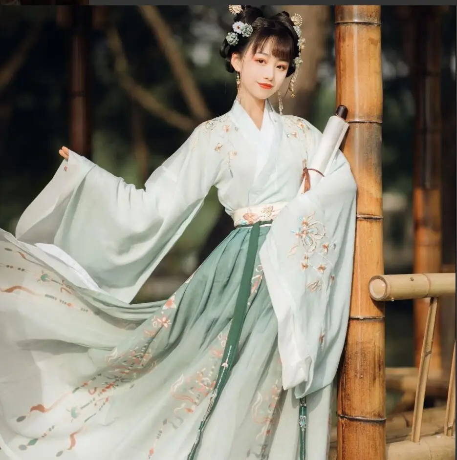 

2023 New Women Hanfu Dress Traditional Chinese Cloth Outfit Ancient Folk Dance Stage Costumes Oriental Fairy Tang Suit Cosplay