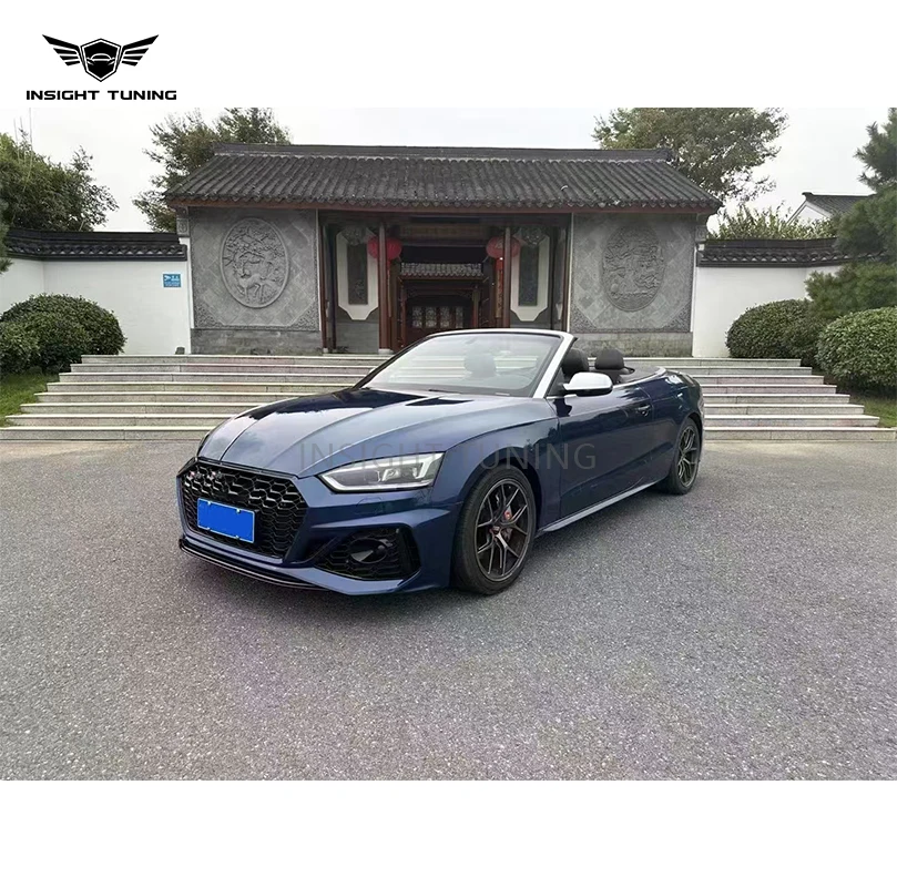 High Quality PP Plastic Car Bodykit RS5 Body Kit  for Audi A5 2008-2016 4 Doors 2 Doors Upgrade to RS5 2021+