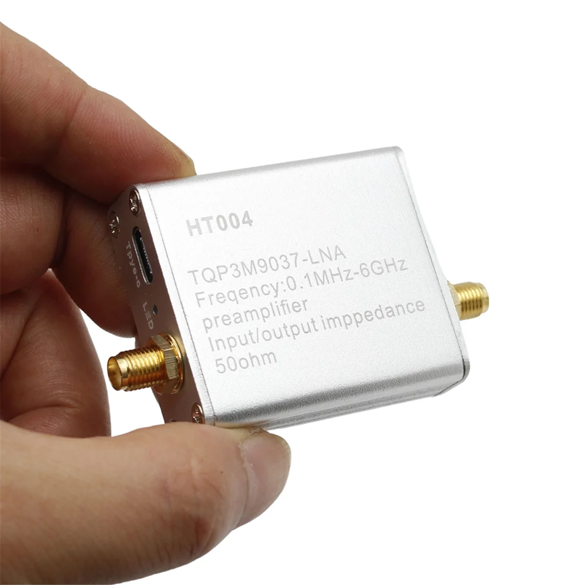 100K-6GHz Full Band Low Noise Amplifier,20dB High Gain Preamplifier,LNA Module for RF & Software Defined SDR Radio