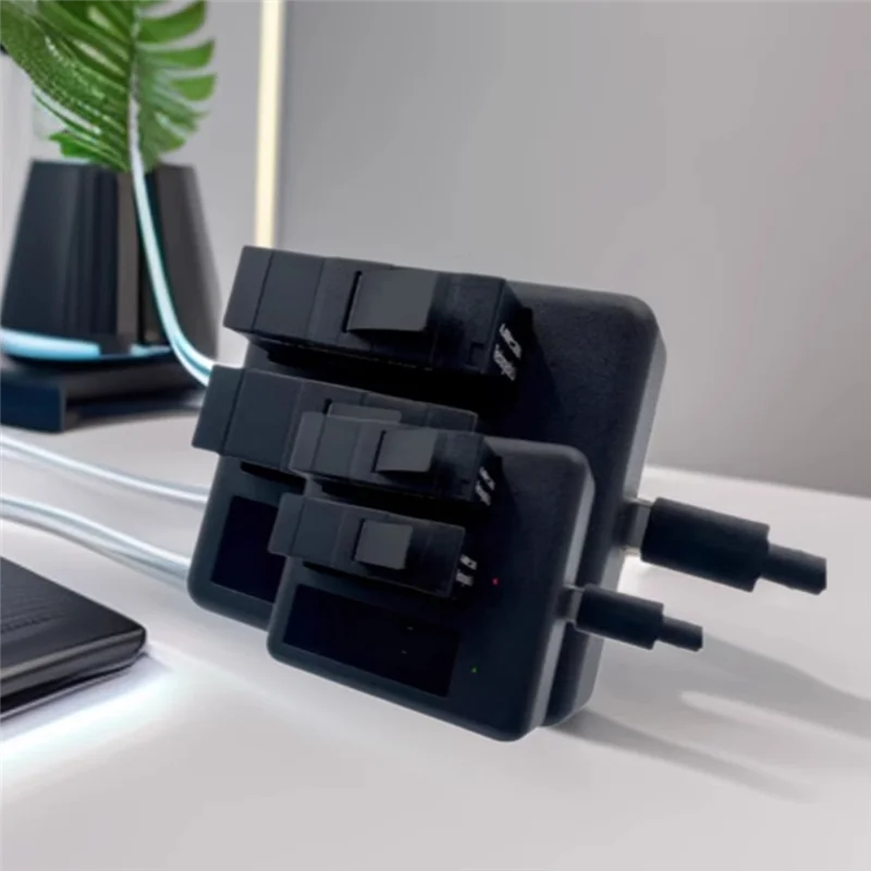 FFYY-voor Insta360 Ace Pro digitale camera batterijoplaadstandaard met drie opladers standaardoplader