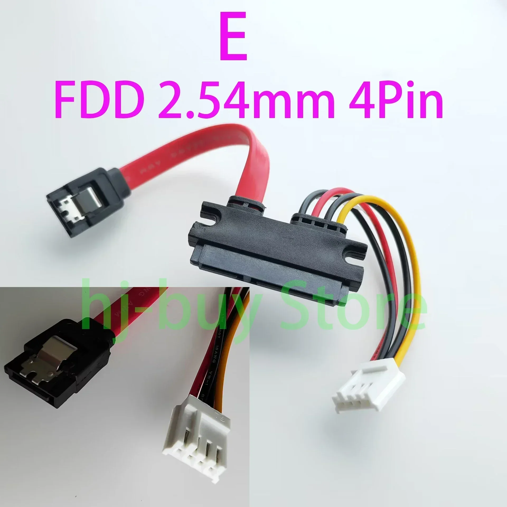 7+15 22P to SATA Hard Disk Drive IDE EH FDD XH2.54 PH2.0 2Pin 4pin PC Power Data Cable 2in1 For HTPC HIN MINI ITX Mainboard Cord