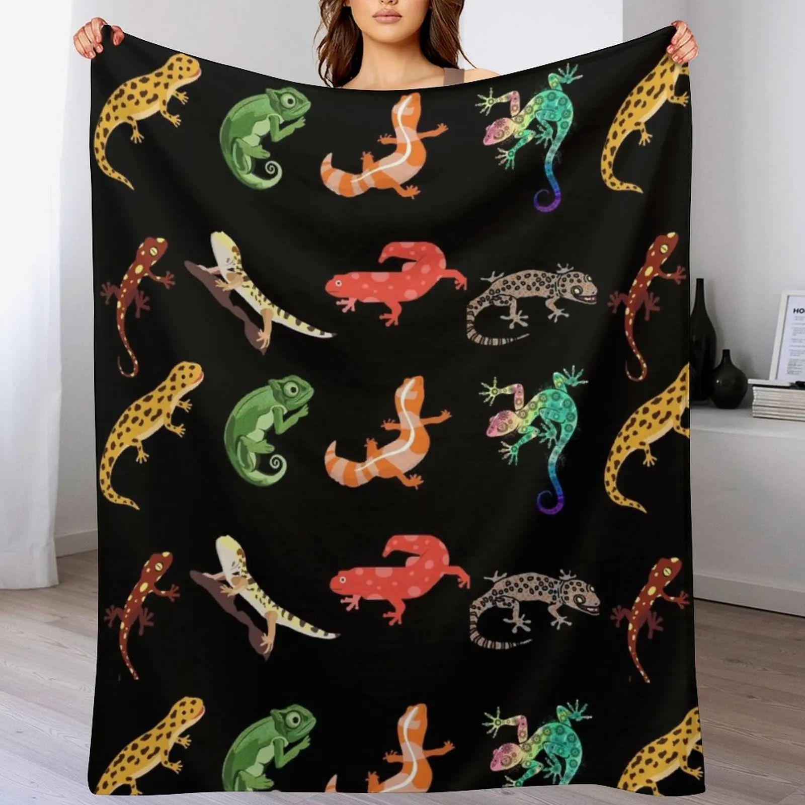 

Gecko-Best gift for gecko lovers Throw Blanket